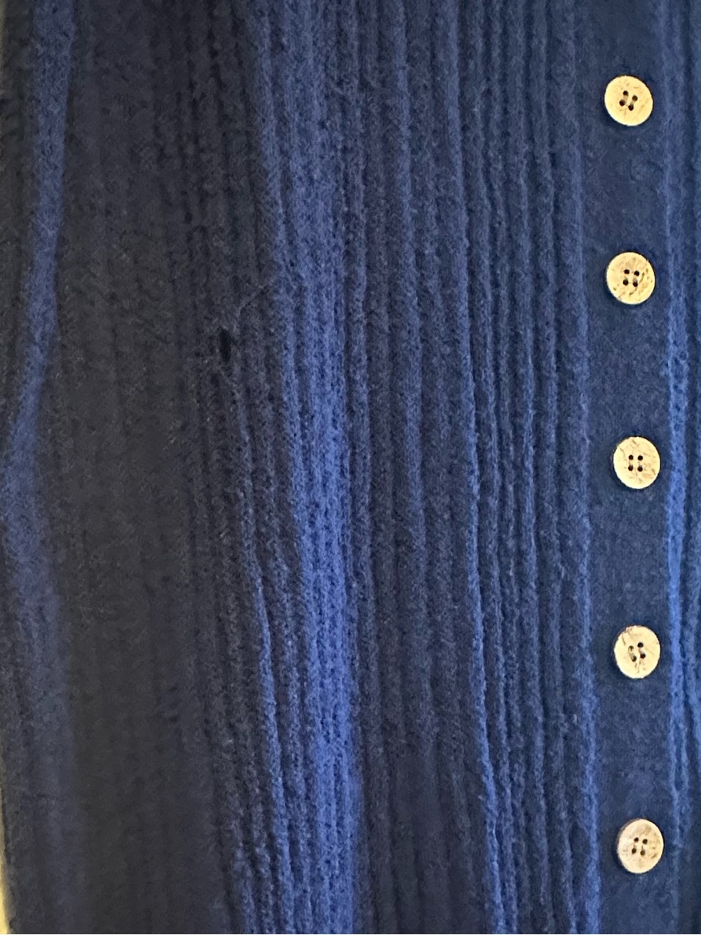Free People BEACH Dress -Cover Up-Navy Midi Ribbed Sweater Dress *Riding Waves* - Picture 8 of 8